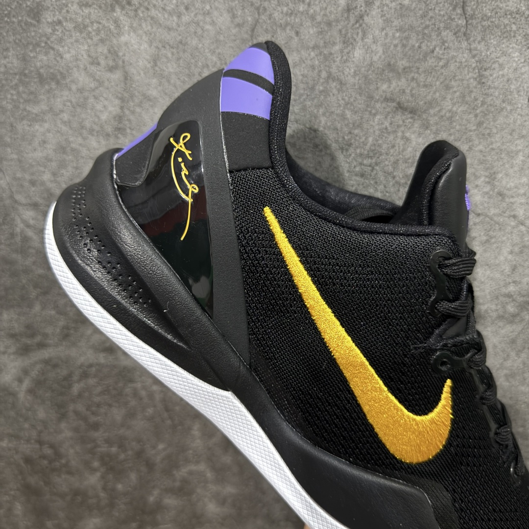 图片[7]-【CK纯原版】Nike Zoom Kobe Ⅷ System 科比8代低帮实战篮球鞋 鞋垫升级配备超厚PHYLON中底 前后掌部位搭载Zoom气垫单元 塑料碳纤维支撑中板 KOBE VII体系的速度模块配备了 PHYLON 中底和在前后掌部位的 Zoom气垫单元，提供快速响应的缓冲。同时，采用低帮弹力鞋口设计，使鞋子能够紧贴脚踝提供更好的支撑。速度模块采用贴合脚面的舒适包裹设计，摒弃传统的鞋舌和鞋内套，使球鞋更加轻质。 货号：HF9550-001 尺码：39-47.5-选品中心