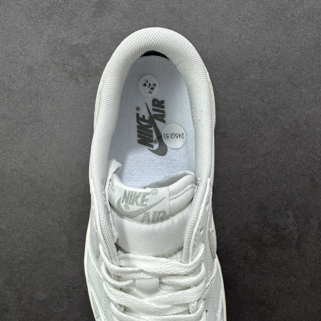 图片[7]-【H11版本】耐克Nike Air Jordan 1 AJ1经典复古经典低帮百搭文化篮球鞋 FB9933-100 公司级真标半码制#原档案原数据开发版型#采用荔枝纹头层皮革鞋面材质#原厂立体填充鞋舌海绵#中底注胶孔及缜密中底拉帮工艺#原数据开发模具大底 尺码：35.5 36 36.5 37.5 38 38.5 39 40 40.5 41 42 42.5 43 44 44.5 45 46 47.5 编码：H11B270280-选品中心