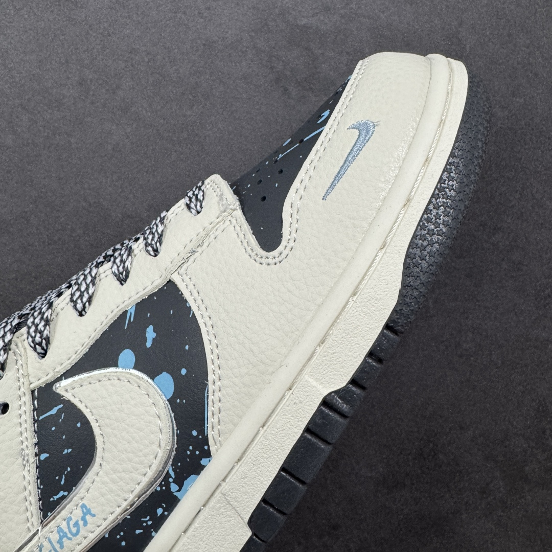 图片[5]-【定制版】Nike SB Dunk Low “巴黎世家联名——米白蓝双沟” 高端定制 低帮休闲板鞋 定制鞋盒 大厂纯原品质出货 超高清洁度 皮料切割干净无任何毛边 细节完美 货号：DD1988-007 尺码： 36 36.5 37.5 38 38.5 39 40 40.5 41 42 42.5 43 44 44.5 45-选品中心