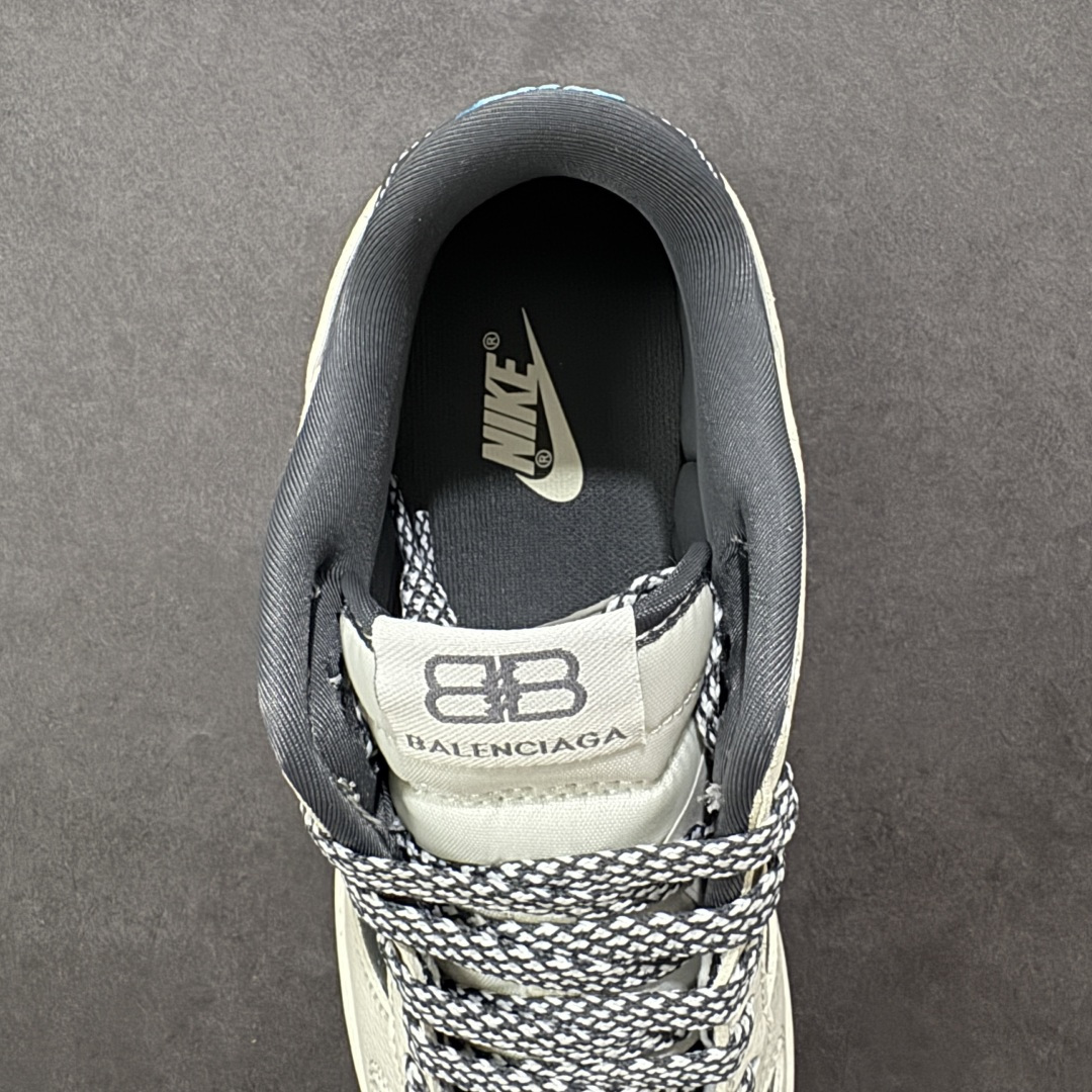 图片[7]-【定制版】Nike SB Dunk Low “巴黎世家联名——米白蓝双沟” 高端定制 低帮休闲板鞋 定制鞋盒 大厂纯原品质出货 超高清洁度 皮料切割干净无任何毛边 细节完美 货号：DD1988-007 尺码： 36 36.5 37.5 38 38.5 39 40 40.5 41 42 42.5 43 44 44.5 45-选品中心