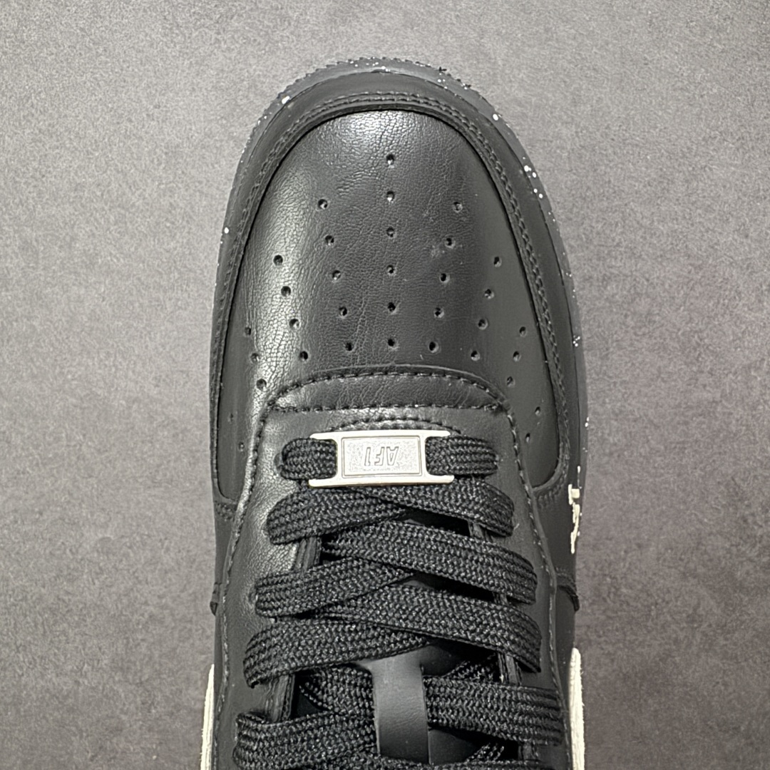 图片[8]-【定制版】NIke Air Force 1 \’07 Low “LV联名–墨黑星点” 空军一号低帮 运动鞋 休闲鞋 折边针车 工艺难度大 原楦头原纸板 高端定制鞋盒 原厂鞋底 超高清洁度 细节完美 货号：NH0601-586 尺码：36 36.5 37.5 38 38.5 39 40 40.5 41 42 42.5 43 44 44.5 45 编码：HXSB310320-选品中心