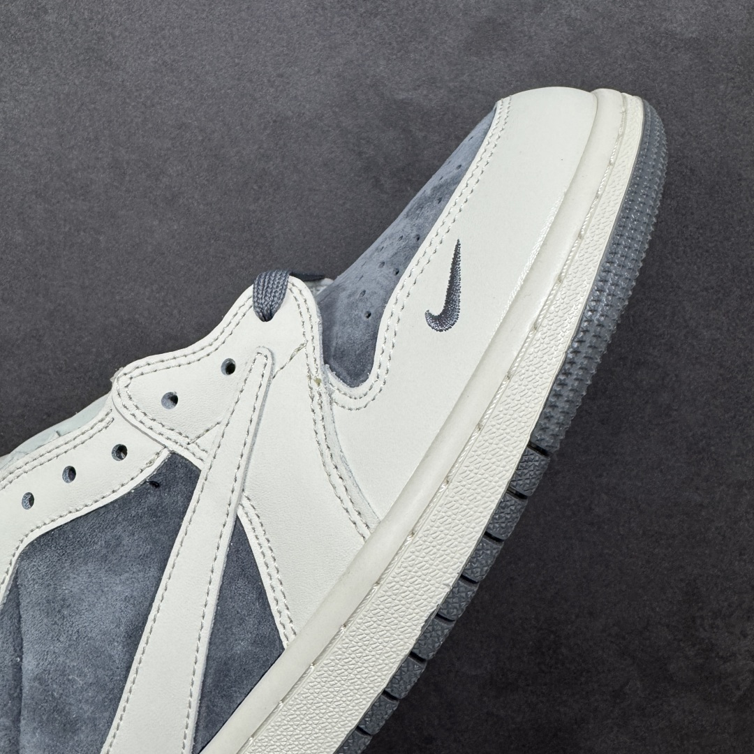 图片[5]-【定制版】Air Jordan 1 Low AJ1 乔1 北面联名 高端定制 倒钩低帮复古篮球鞋  #定制鞋盒 大厂纯原品质出货 超高清洁度 皮料切割干净无任何毛边 细节完美 货号：DM7866-126  尺码：36 36.5 37.5 38 36.5 39 40 40.5 41 42 42.5 43 44 44.5 45-选品中心