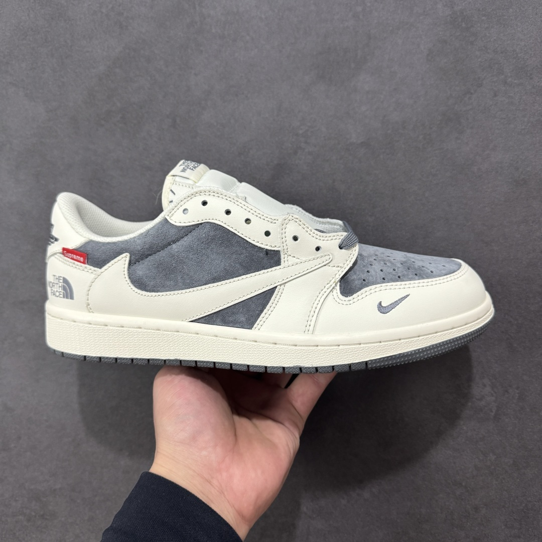 【定制版】Air Jordan 1 Low AJ1 乔1 北面联名 高端定制 倒钩低帮复古篮球鞋  #定制鞋盒 大厂纯原品质出货 超高清洁度 皮料切割干净无任何毛边 细节完美 货号：DM7866-126  尺码：36 36.5 37.5 38 36.5 39 40 40.5 41 42 42.5 43 44 44.5 45-选品中心