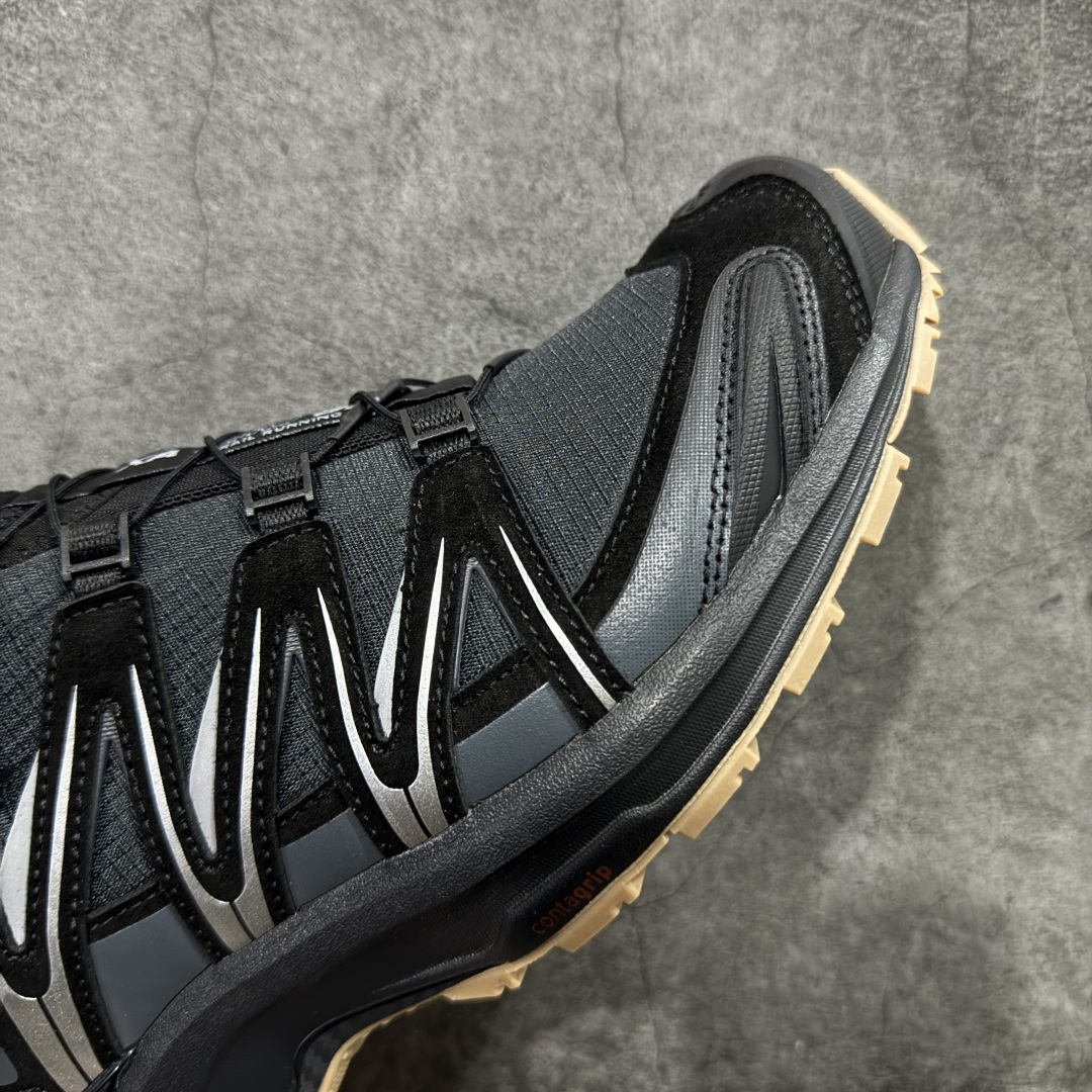 图片[6]-【GOAT纯原版】SALOMON 萨洛蒙 XA PRO 3D 户外运动 网布减震防滑透气 低帮跑步鞋 黑生胶 472433 全新品质 巅峰之作 所有配色均购物原版拆解1：1开发 原材料打造 非市场公版便宜货 私模大底 清洁度比市场所有版本都高 全套原纸板楦头开发 原厂网布配套 确保原汁原味 完美呈现版型 原档数据独家私模五层组合大底 男女鞋同步官方开发至47 原装Ortholite轻量化鞋垫 中底布带钢印编号 原厂TPU锁扣 进口港宝加持 后跟自然饱满 还原公司包裹性 鞋面采用SENSIFT贴合技术 全方位贴合包裹脚型 鞋跟部鞋底牵引设计 提供强大的抓地性能 更适应野外崎岖不平的道路 其3D ADVANCED CHASSIS底盘 材料轻量大化 钉齿设计更具稳定性 防护性 鞋底易磨损区运用CONTAGRIP高耐磨材料 应对城市硬质路面长距离跑考验 尺码：36 36.5 37.5 38 38.5 39 40 40.5 41 42 42.5 43 44 45 46 47-选品中心