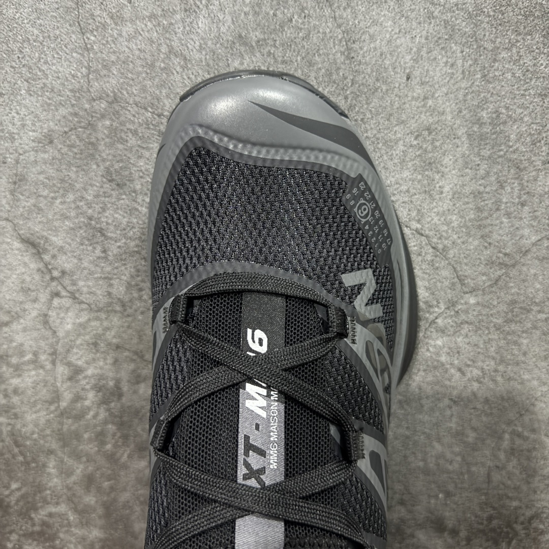 图片[5]-【纯原版】 MM6 Maison Margiela x SALOMON 萨洛蒙 XT-6网布绒面革 舒适 低帮 生活休闲鞋 男女款 黑色 纯原外贸平台特供订单 全套原纸板楦头开发 原厂特供网布配套加持 确保原汁原味 完美呈现版型 原档数据独家私模五层组合大底 原装Ortholite轻量化鞋垫 原厂TPU锁扣 进口港宝加持 后跟自然饱满 还原公司包裹性 尺码： 36-47.5-选品中心