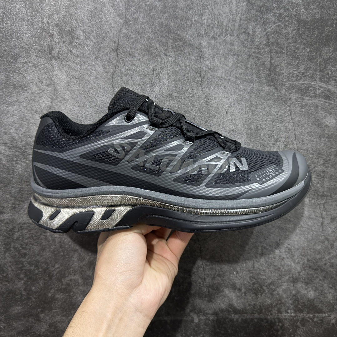 【纯原版】 MM6 Maison Margiela x SALOMON 萨洛蒙 XT-6网布绒面革 舒适 低帮 生活休闲鞋 男女款 黑色 纯原外贸平台特供订单 全套原纸板楦头开发 原厂特供网布配套加持 确保原汁原味 完美呈现版型 原档数据独家私模五层组合大底 原装Ortholite轻量化鞋垫 原厂TPU锁扣 进口港宝加持 后跟自然饱满 还原公司包裹性 尺码： 36-47.5-选品中心