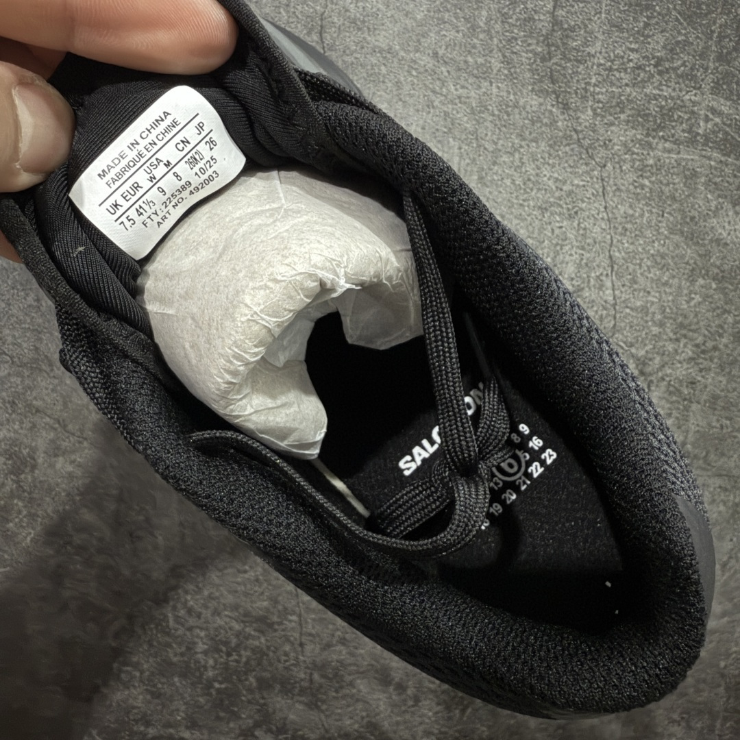 图片[7]-【纯原版】 MM6 Maison Margiela x SALOMON 萨洛蒙 XT-6网布绒面革 舒适 低帮 生活休闲鞋 男女款 黑色 纯原外贸平台特供订单 全套原纸板楦头开发 原厂特供网布配套加持 确保原汁原味 完美呈现版型 原档数据独家私模五层组合大底 原装Ortholite轻量化鞋垫 原厂TPU锁扣 进口港宝加持 后跟自然饱满 还原公司包裹性 尺码： 36-47.5-选品中心