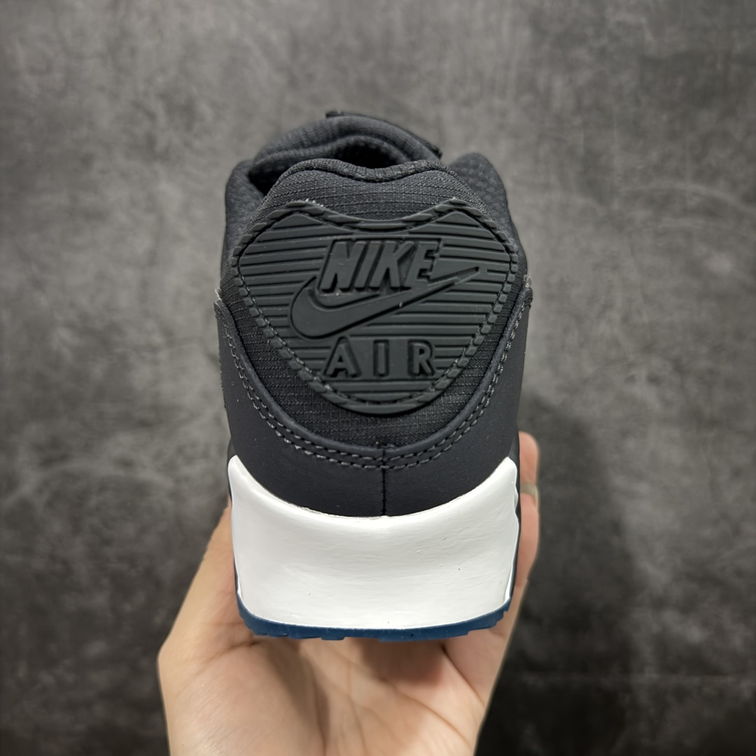 图片[4]-【顶级芯片版】Nike Air Max 90 舒适 复古 合成革减震防滑透气 低帮 休闲跑步鞋 黑白色 FV0381-001 鞋舌标可扫码 海外欧州过验版 原纸版原楦头 顶级90款问市 开发数月 原版开发 多道QC质检 鞋型完美复刻 原厂级别工艺 正确色卡 正确气垫蓝光 正确大底 独家私模 采用进口头层牛皮拼接 定位高端市场 行业标杆工艺 尺码：40 40.5 41 42 42.5 43 44 44.5 45 46-选品中心