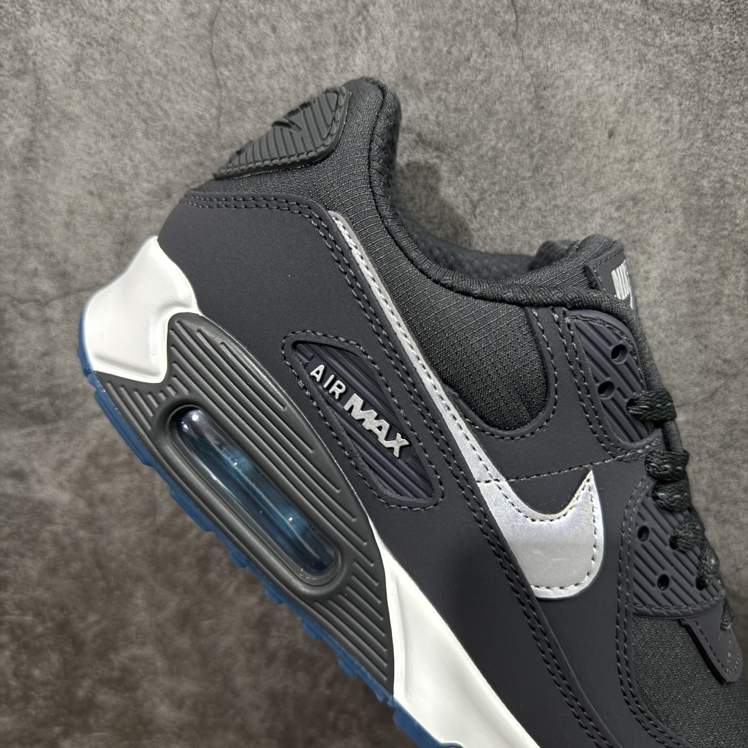 图片[7]-【顶级芯片版】Nike Air Max 90 舒适 复古 合成革减震防滑透气 低帮 休闲跑步鞋 黑白色 FV0381-001 鞋舌标可扫码 海外欧州过验版 原纸版原楦头 顶级90款问市 开发数月 原版开发 多道QC质检 鞋型完美复刻 原厂级别工艺 正确色卡 正确气垫蓝光 正确大底 独家私模 采用进口头层牛皮拼接 定位高端市场 行业标杆工艺 尺码：40 40.5 41 42 42.5 43 44 44.5 45 46-选品中心