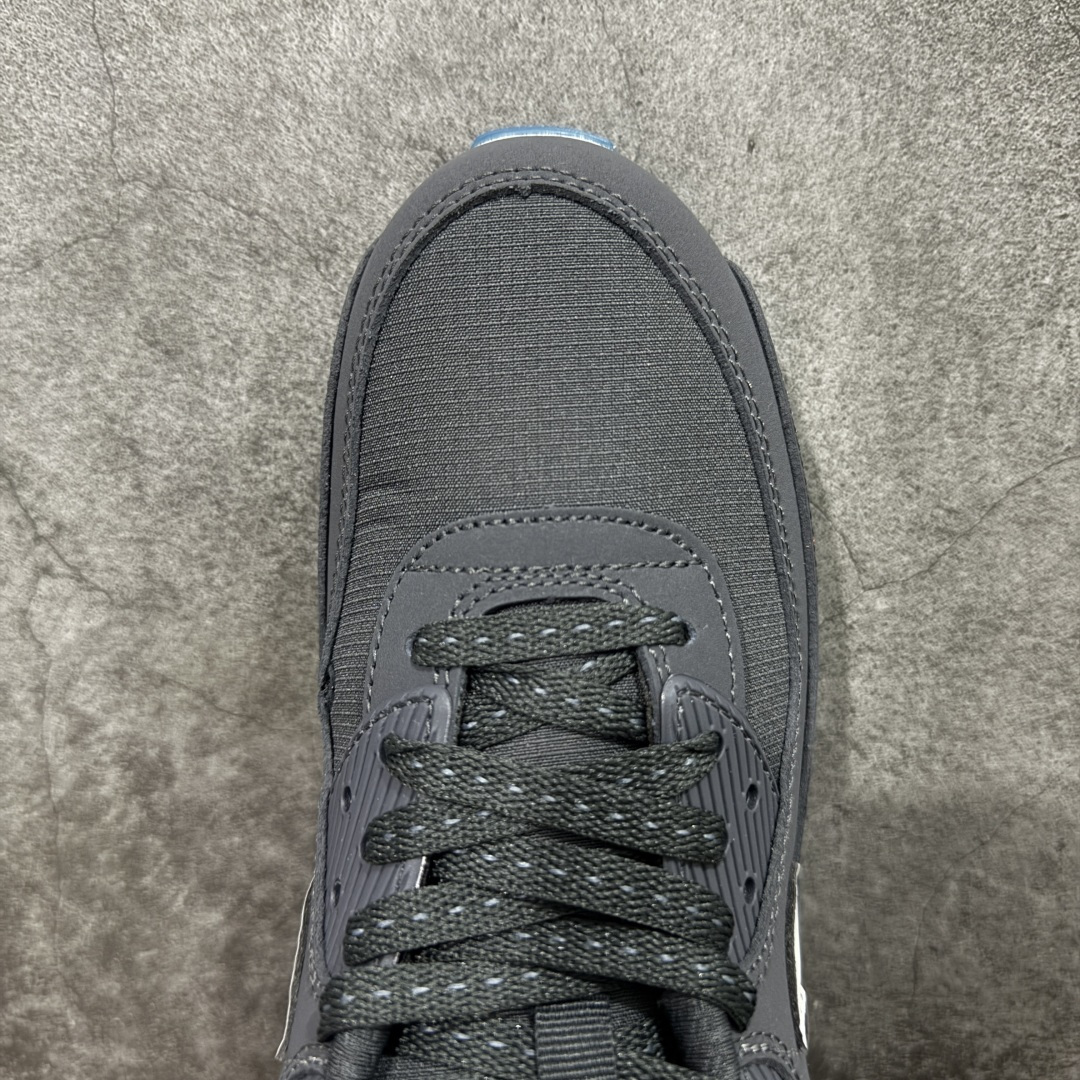 图片[5]-【顶级芯片版】Nike Air Max 90 舒适 复古 合成革减震防滑透气 低帮 休闲跑步鞋 黑白色 FV0381-001 鞋舌标可扫码 海外欧州过验版 原纸版原楦头 顶级90款问市 开发数月 原版开发 多道QC质检 鞋型完美复刻 原厂级别工艺 正确色卡 正确气垫蓝光 正确大底 独家私模 采用进口头层牛皮拼接 定位高端市场 行业标杆工艺 尺码：40 40.5 41 42 42.5 43 44 44.5 45 46-选品中心