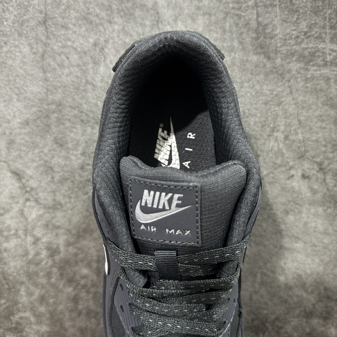 图片[8]-【顶级芯片版】Nike Air Max 90 舒适 复古 合成革减震防滑透气 低帮 休闲跑步鞋 黑白色 FV0381-001 鞋舌标可扫码 海外欧州过验版 原纸版原楦头 顶级90款问市 开发数月 原版开发 多道QC质检 鞋型完美复刻 原厂级别工艺 正确色卡 正确气垫蓝光 正确大底 独家私模 采用进口头层牛皮拼接 定位高端市场 行业标杆工艺 尺码：40 40.5 41 42 42.5 43 44 44.5 45 46-选品中心