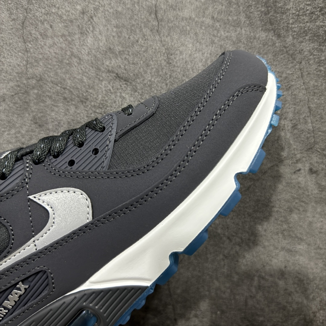 图片[6]-【顶级芯片版】Nike Air Max 90 舒适 复古 合成革减震防滑透气 低帮 休闲跑步鞋 黑白色 FV0381-001 鞋舌标可扫码 海外欧州过验版 原纸版原楦头 顶级90款问市 开发数月 原版开发 多道QC质检 鞋型完美复刻 原厂级别工艺 正确色卡 正确气垫蓝光 正确大底 独家私模 采用进口头层牛皮拼接 定位高端市场 行业标杆工艺 尺码：40 40.5 41 42 42.5 43 44 44.5 45 46-选品中心