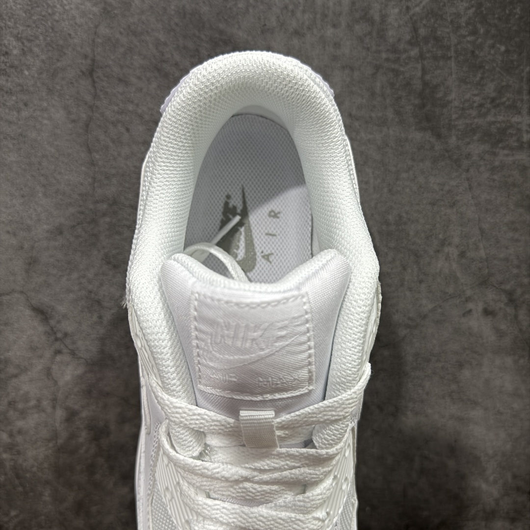 图片[8]-【顶级芯片版】Nike Air Max 90 舒适 复古 合成革减震防滑透气 低帮 休闲跑步鞋 纯白白色 CN8490-100 鞋舌标可扫码 海外欧州过验版 原纸版原楦头 顶级90款问市 开发数月 原版开发 多道QC质检 鞋型完美复刻 原厂级别工艺 正确色卡 正确气垫蓝光 正确大底 独家私模 采用进口头层牛皮拼接 定位高端市场 行业标杆工艺 尺码：40 40.5 41 42 42.5 43 44 44.5 45 46-选品中心
