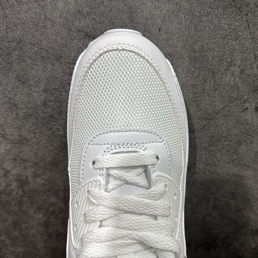 图片[5]-【顶级芯片版】Nike Air Max 90 舒适 复古 合成革减震防滑透气 低帮 休闲跑步鞋 纯白白色 CN8490-100 鞋舌标可扫码 海外欧州过验版 原纸版原楦头 顶级90款问市 开发数月 原版开发 多道QC质检 鞋型完美复刻 原厂级别工艺 正确色卡 正确气垫蓝光 正确大底 独家私模 采用进口头层牛皮拼接 定位高端市场 行业标杆工艺 尺码：40 40.5 41 42 42.5 43 44 44.5 45 46-选品中心