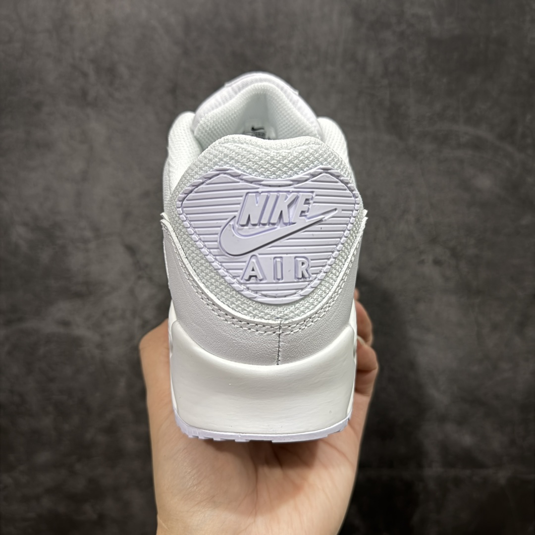 图片[4]-【顶级芯片版】Nike Air Max 90 舒适 复古 合成革减震防滑透气 低帮 休闲跑步鞋 纯白白色 CN8490-100 鞋舌标可扫码 海外欧州过验版 原纸版原楦头 顶级90款问市 开发数月 原版开发 多道QC质检 鞋型完美复刻 原厂级别工艺 正确色卡 正确气垫蓝光 正确大底 独家私模 采用进口头层牛皮拼接 定位高端市场 行业标杆工艺 尺码：40 40.5 41 42 42.5 43 44 44.5 45 46-选品中心