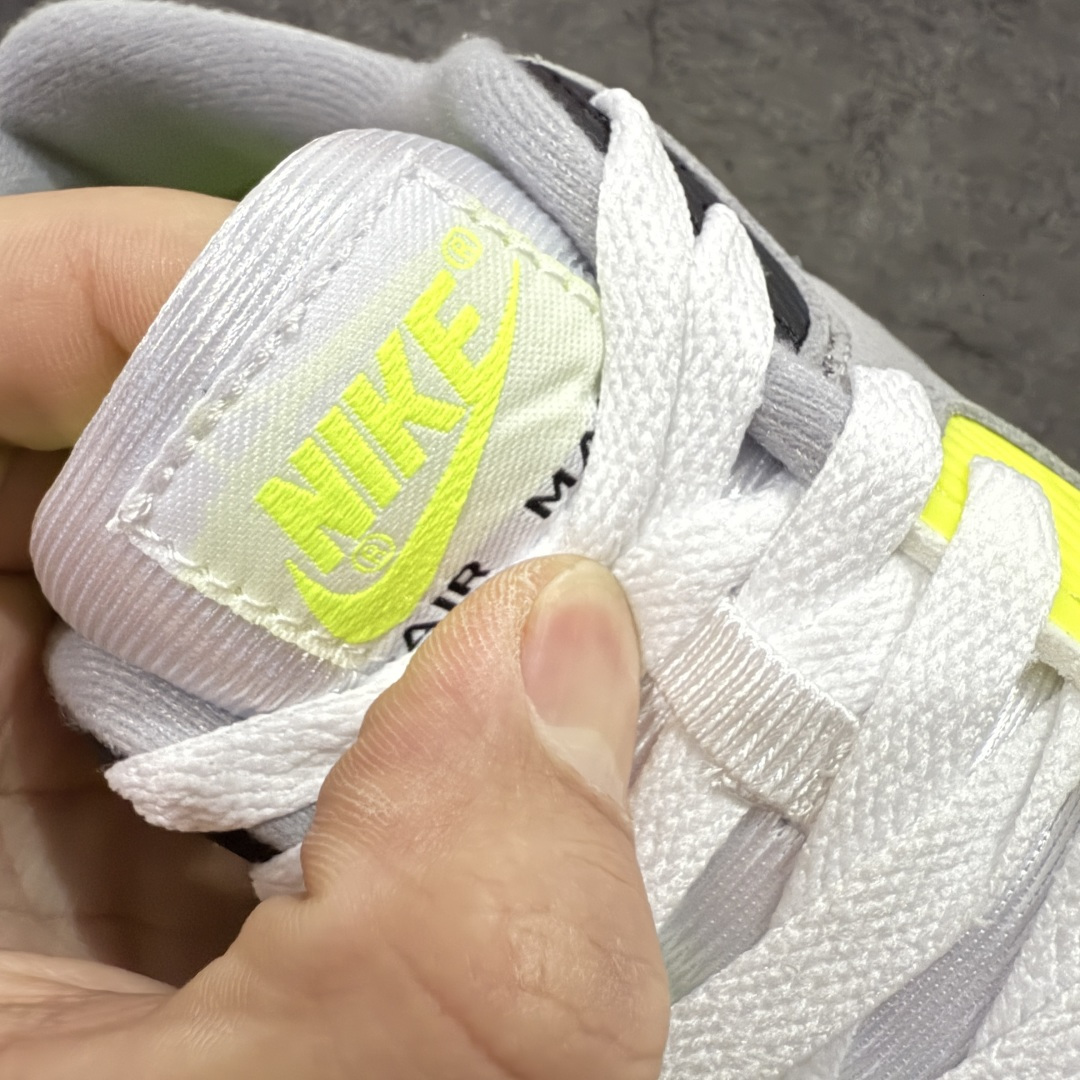 图片[6]-【Max纯原版】Nike Air Max 90 舒适 复古 合成革减震防滑透气 低帮 休闲跑步鞋 灰黑绿 CD0881-103 顶级90款问市 开发数月 原版开发 多道QC质检 鞋型完美复刻 原厂级别工艺 正确色卡 正确气垫蓝光 正确大底 独家私模 采用进口头层牛皮拼接 定位高端市场 行业标杆工艺 尺码：39 40 40.5 41 42 42.5 43 44 44.5 45 46-选品中心