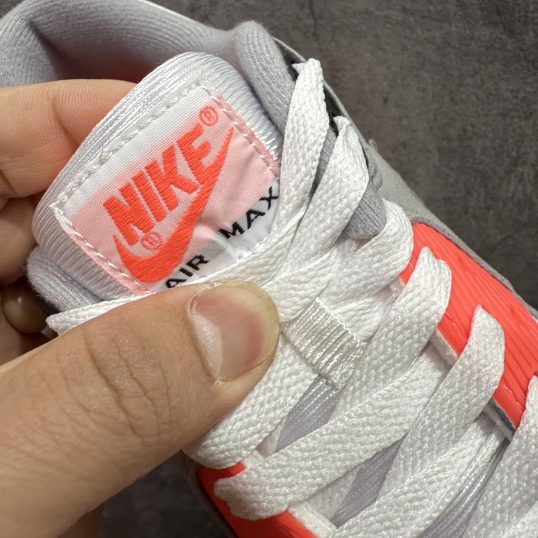 图片[6]-【Max纯原版】Nike Air Max 90 舒适 复古 合成革减震防滑透气 低帮 休闲跑步鞋 灰黑红 CT1685-100 顶级90款问市 开发数月 原版开发 多道QC质检 鞋型完美复刻 原厂级别工艺 正确色卡 正确气垫蓝光 正确大底 独家私模 采用进口头层牛皮拼接 定位高端市场 行业标杆工艺 尺码：39 40 40.5 41 42 42.5 43 44 44.5 45 46-选品中心