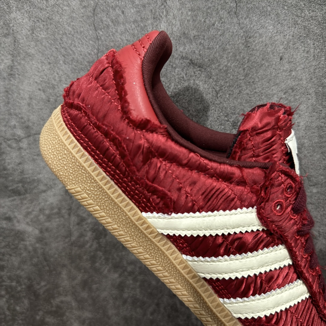 图片[7]-【纯原版】adidas originals x Caroline Hu SAMBA OG Silk 舒适薄底 耐磨 低帮 板鞋 男女同款 红色 货号： JP9281 尺码：35/42-选品中心