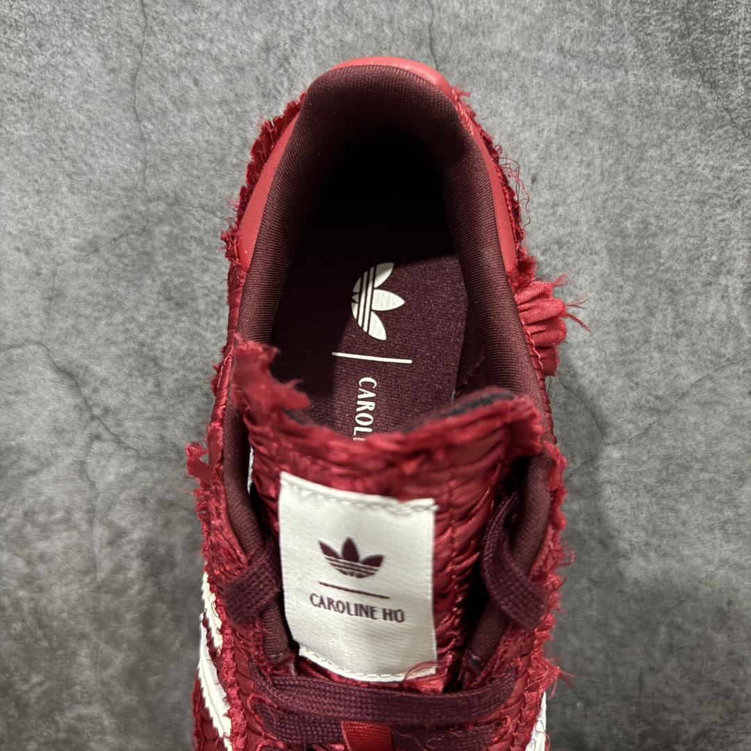 图片[8]-【纯原版】adidas originals x Caroline Hu SAMBA OG Silk 舒适薄底 耐磨 低帮 板鞋 男女同款 红色 货号： JP9281 尺码：35/42-选品中心