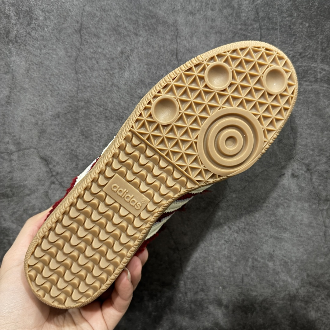 图片[9]-【纯原版】adidas originals x Caroline Hu SAMBA OG Silk 舒适薄底 耐磨 低帮 板鞋 男女同款 红色 货号： JP9281 尺码：35/42-选品中心