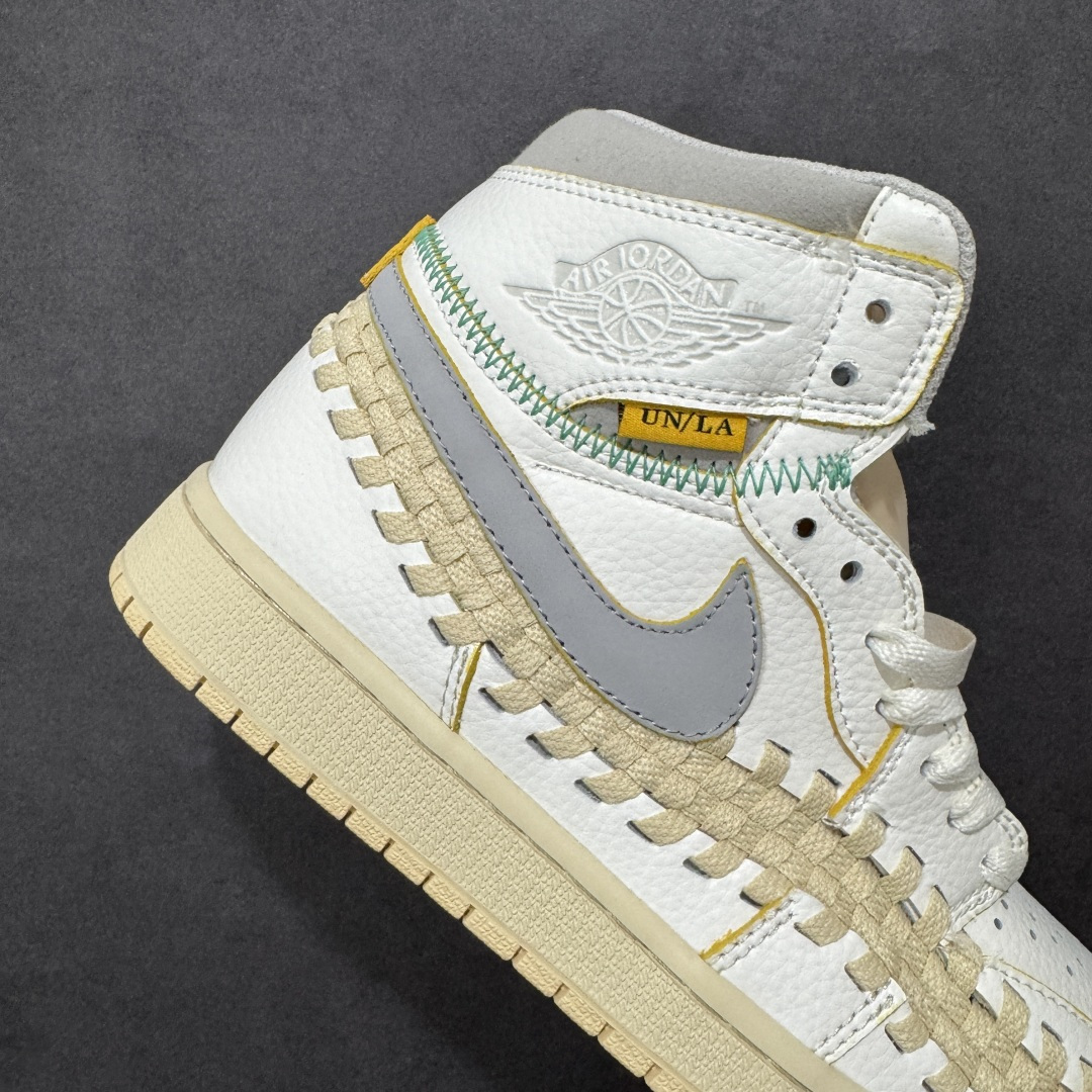 图片[6]-【公司级】Union x Nike Air Jordan 1 High AJ1乔1高帮休闲板鞋 同步官方配色市场唯一独家头层皮打造 原鞋原档案开发 原厂皮料 原档冲孔鞋头 正确满胶鞋垫 四线拉帮 原厂织唛标 鞋舌高弹海绵填充 货号：FD2565-001 尺码：36 36.5 37.5 38 38.5 39 40 40.5 41 42 42.5 43 44 45 编码：GQB210220-选品中心