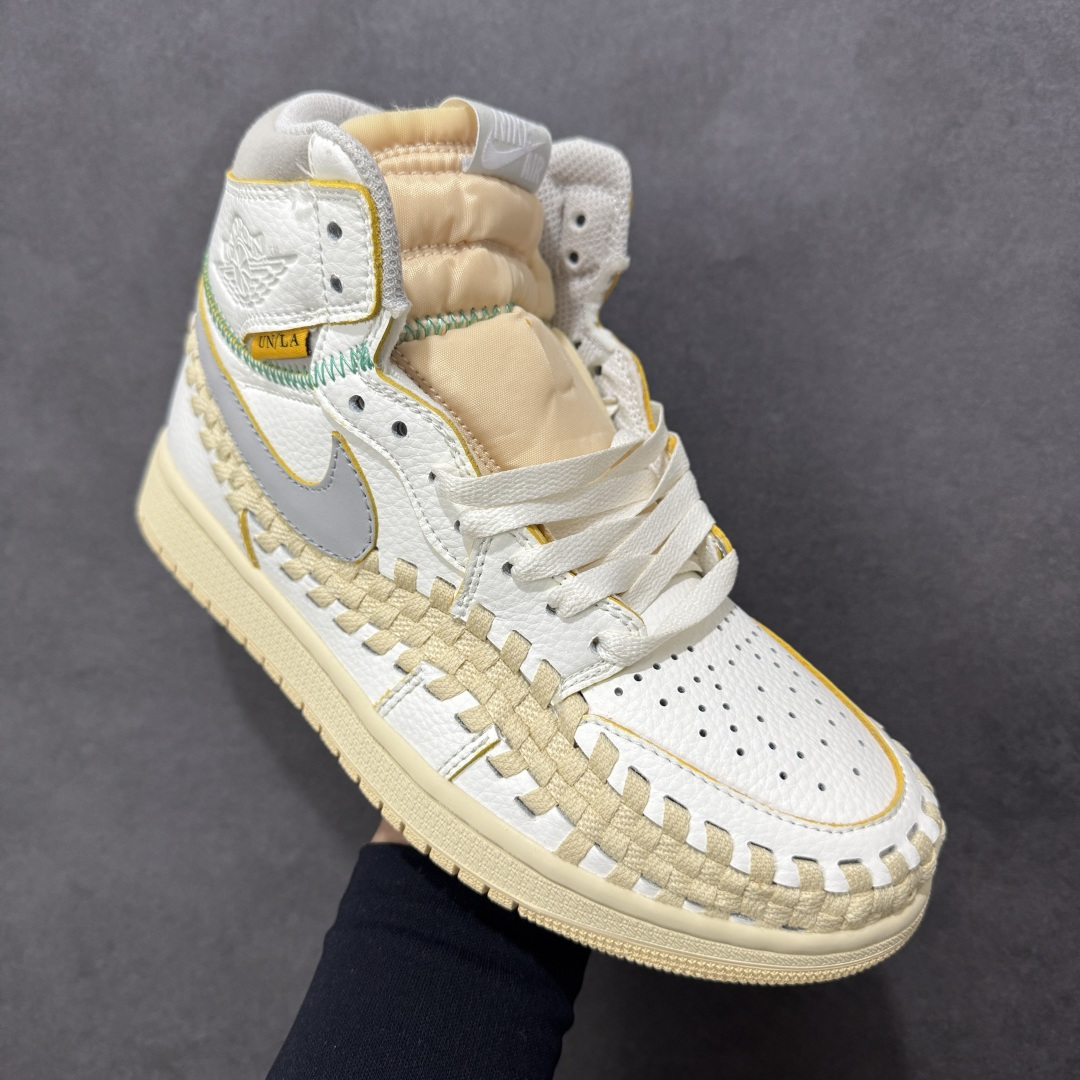 图片[3]-【公司级】Union x Nike Air Jordan 1 High AJ1乔1高帮休闲板鞋 同步官方配色市场唯一独家头层皮打造 原鞋原档案开发 原厂皮料 原档冲孔鞋头 正确满胶鞋垫 四线拉帮 原厂织唛标 鞋舌高弹海绵填充 货号：FD2565-001 尺码：36 36.5 37.5 38 38.5 39 40 40.5 41 42 42.5 43 44 45 编码：GQB210220-选品中心
