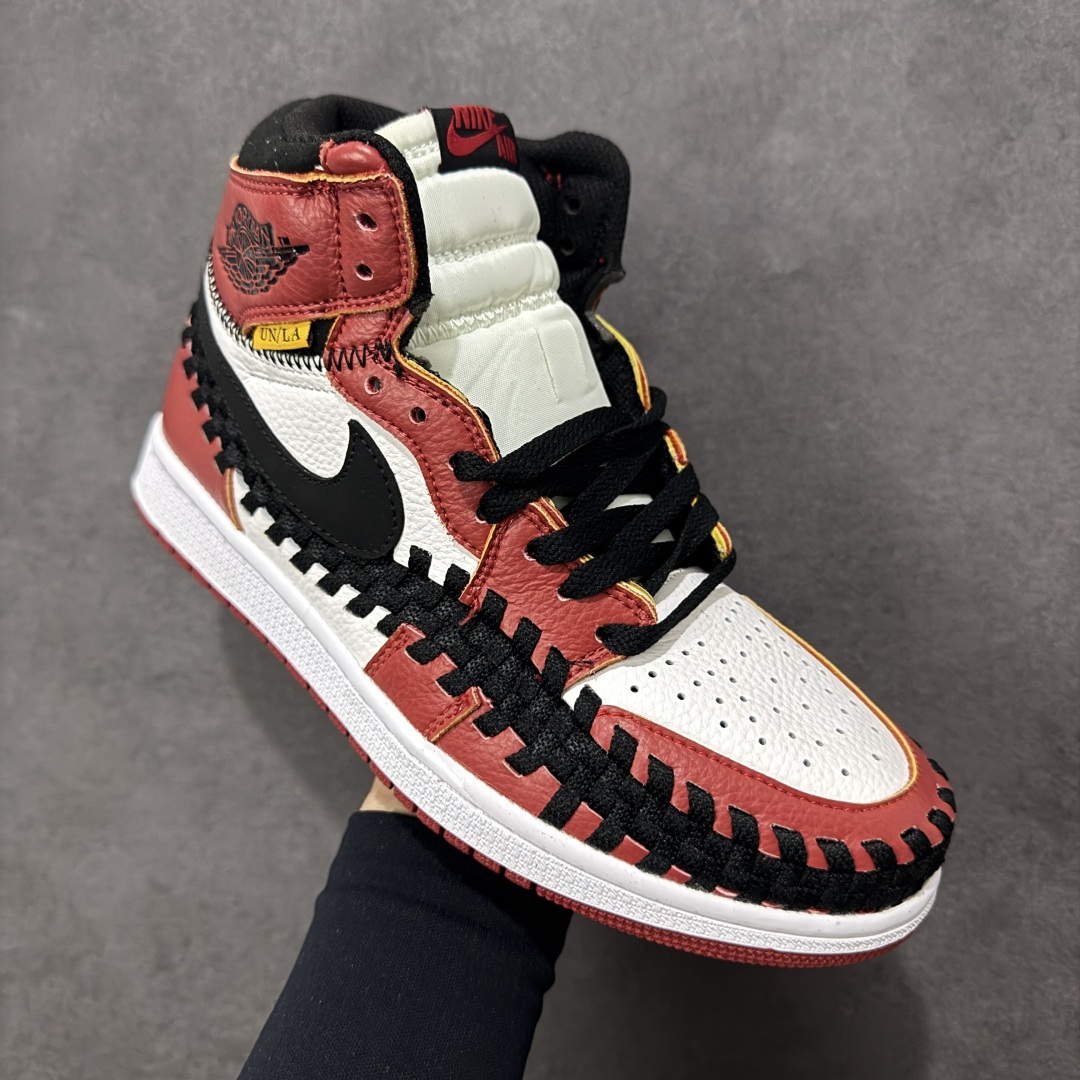 图片[3]-【公司级】Union x Nike Air Jordan 1 High AJ1乔1高帮休闲板鞋 同步官方配色市场唯一独家头层皮打造 原鞋原档案开发 原厂皮料 原档冲孔鞋头 正确满胶鞋垫 四线拉帮 原厂织唛标 鞋舌高弹海绵填充 货号：FD2565-002 尺码：36 36.5 37.5 38 38.5 39 40 40.5 41 42 42.5 43 44 45 编码：GQB210220-选品中心