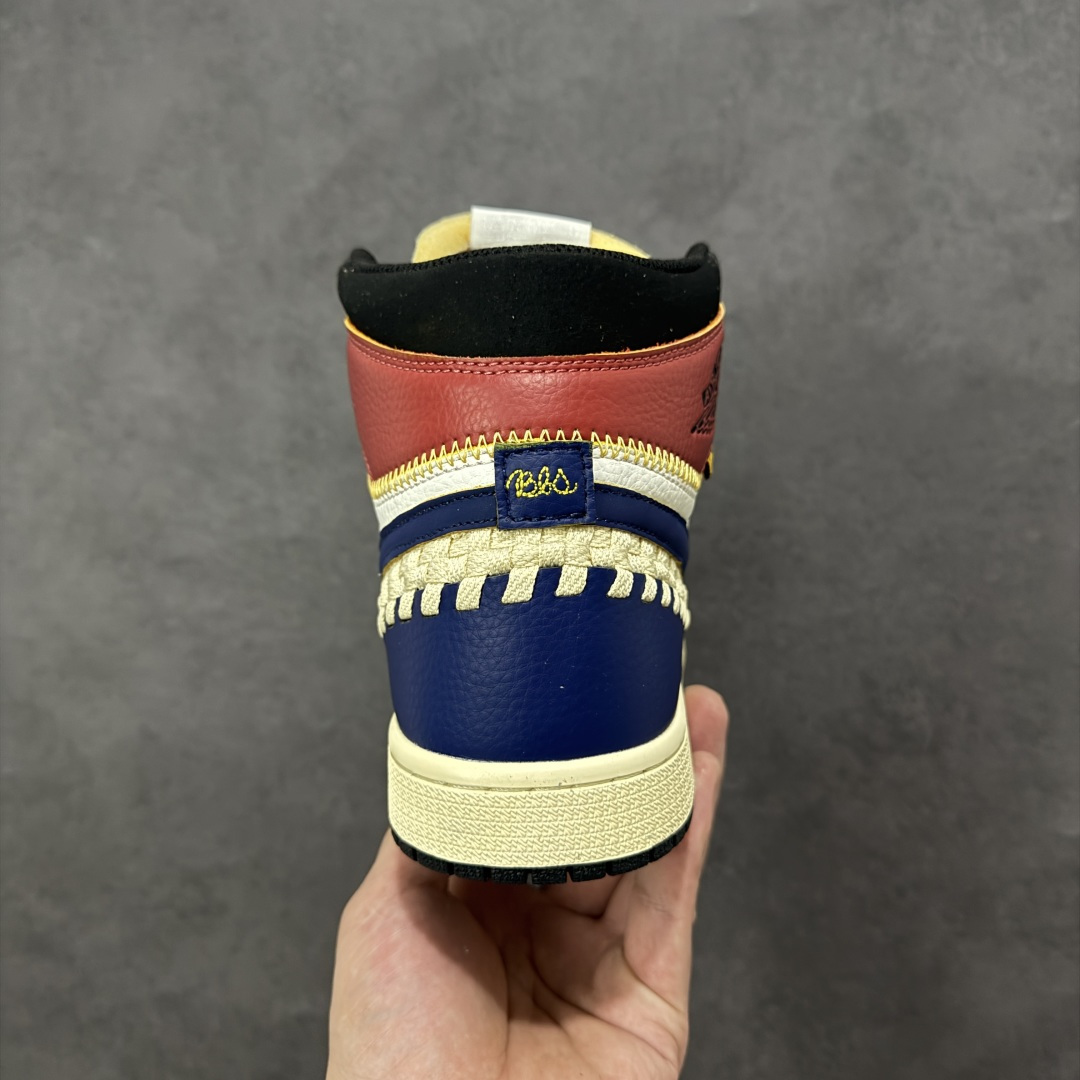 图片[4]-【公司级】Union x Nike Air Jordan 1 High AJ1乔1高帮休闲板鞋 同步官方配色市场唯一独家头层皮打造 原鞋原档案开发 原厂皮料 原档冲孔鞋头 正确满胶鞋垫 四线拉帮 原厂织唛标 鞋舌高弹海绵填充 货号：BV1300-146 尺码：36 36.5 37.5 38 38.5 39 40 40.5 41 42 42.5 43 44 45 编码：GQB210220-选品中心