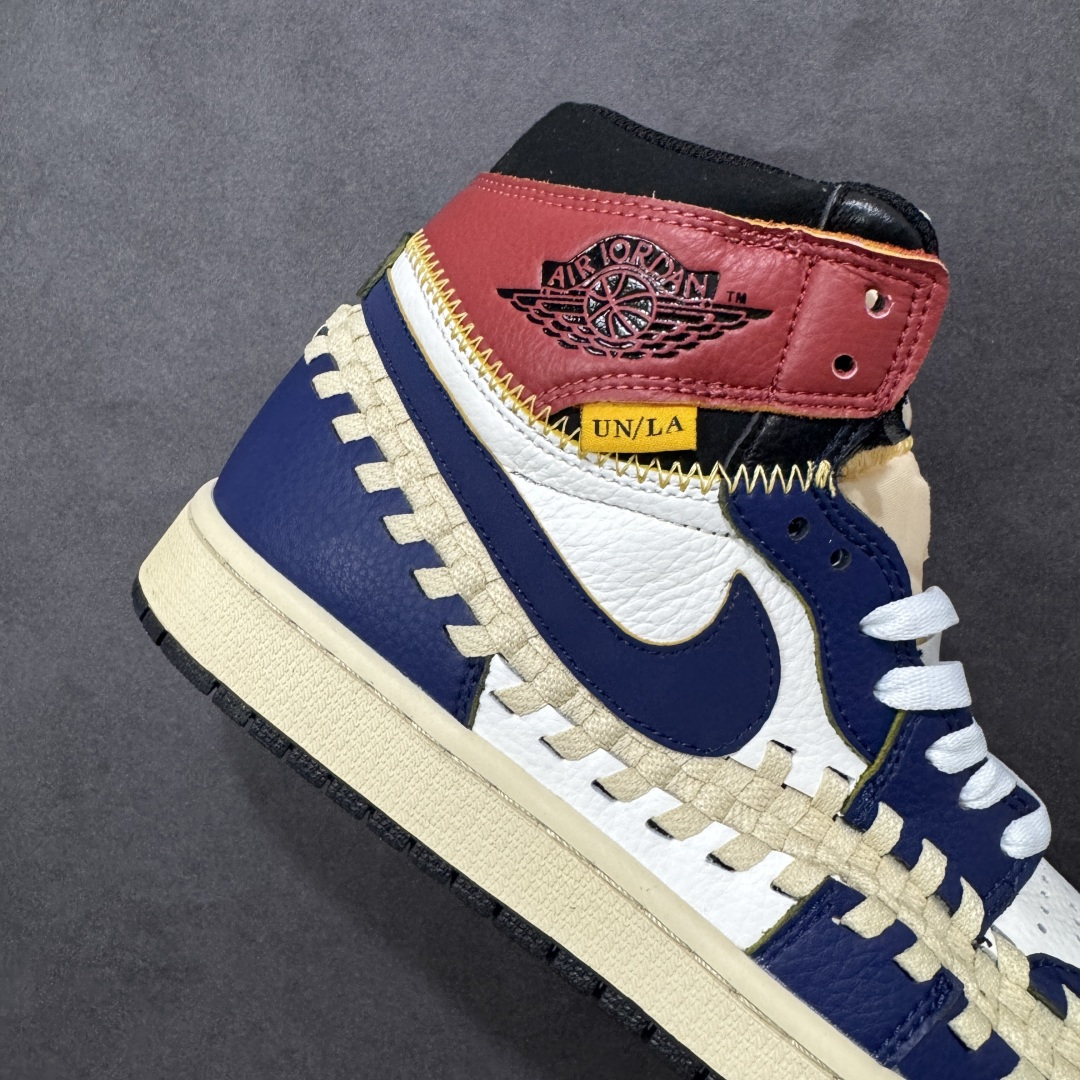 图片[6]-【公司级】Union x Nike Air Jordan 1 High AJ1乔1高帮休闲板鞋 同步官方配色市场唯一独家头层皮打造 原鞋原档案开发 原厂皮料 原档冲孔鞋头 正确满胶鞋垫 四线拉帮 原厂织唛标 鞋舌高弹海绵填充 货号：BV1300-146 尺码：36 36.5 37.5 38 38.5 39 40 40.5 41 42 42.5 43 44 45 编码：GQB210220-选品中心