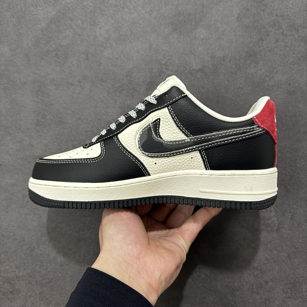 图片[2]-【定制版】Nike Air Force 1\’07 Low Supreme联名 米黑红 空军一号低帮休闲板鞋  #原楦头原纸板 原装鞋盒 定制五金配件 内置全掌气垫 原厂鞋底 货号：DF0188-106  尺码：36 36.5 37.5 38 38.5 39 40 40.5 41 42 42.5 43 44 44.5 45-选品中心