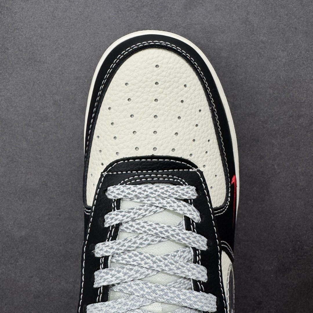 图片[7]-【定制版】Nike Air Force 1\’07 Low Supreme联名 米黑红 空军一号低帮休闲板鞋  #原楦头原纸板 原装鞋盒 定制五金配件 内置全掌气垫 原厂鞋底 货号：DF0188-106  尺码：36 36.5 37.5 38 38.5 39 40 40.5 41 42 42.5 43 44 44.5 45-选品中心