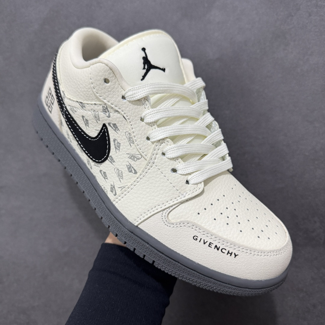 图片[3]-【定制版】Air Jordan 1 Low AJ1 乔1 纪梵希联名 高端定制 低帮复古篮球鞋  #定制鞋盒 大厂纯原品质出货 超高清洁度 皮料切割干净无任何毛边 细节完美 货号：QL1988-001  尺码：36 36.5 37.5 38 36.5 39 40 40.5 41 42 42.5 43 44 44.5 45-选品中心