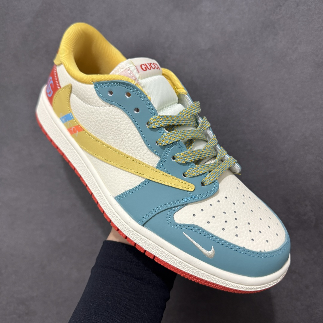 图片[3]-【定制版】#Louis Vuitton x Air Jordan 1 Low 定制配色 Lv联名 乔1 AJ1经典低帮休闲百搭板鞋   公司级版本 定制鞋盒 大厂流水生产 超高清洁度 皮料切割干净无任何毛边 细节完美 橡胶大底 耐磨防滑 舒适上脚 货号：XB1979-025  尺码：36 36.5 37.5 38 38.5 39 40 40.5 41 42 42.5 43 44 44.5 45 编码：CCB320330-选品中心