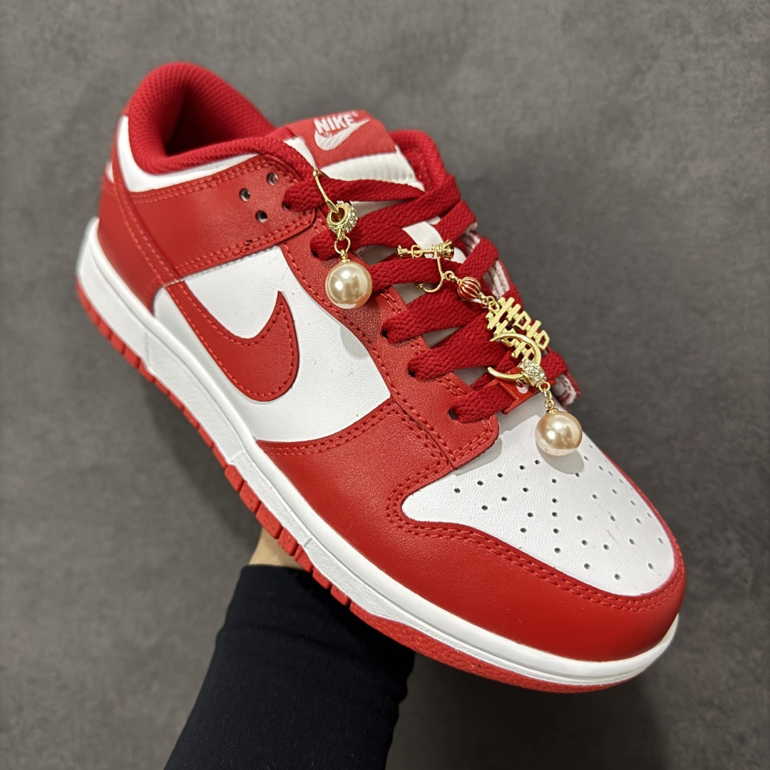 纯原NK SB Dunk LowSB低帮婚鞋 婚庆囍宴 天长地久 货号：DD1873-116尺码：36 