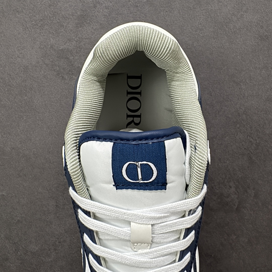 图片[7]-【YH版本】DIOR B27 Low \’Dior Oblique Galaxy 迪奥 低帮 黑色 牛皮织物徽标印花低邦休闲板鞋 这款B27低帮运动鞋是该系列新品，延续Dior的经典款式。采用灰色光滑牛皮革精心制作，侧面饰以米色和黑色Obliquex印花镶片；\”CD Lcons\”造型的鞋带孔眼巧妙精致，双色橡胶鞋底、后侧鞋口和鞋跟处均带有品牌标志性细节，提升格调。时尚百搭，可为各式造型增光添彩。 货号：3SN272ZIR16536 尺码：38 39 40 41 42 43 44 45 46 编码：XSB270280-选品中心