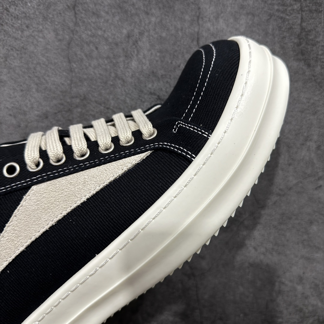 图片[6]-【莞产G版】帆布大匡威RO / Rick Owens DRKSHDW 瑞克·欧文斯 大匡威/低帮厚底/ 水洗牛仔帆布 低帮 西瓜头 【皮料】 东莞原厂进口全新2025年新材质““水洗牛仔斜纹帆布” 【鞋带】 鞋带采用水染定织法工艺，高密度之下，透出光泽感！ 【鞋头】软糯，轻轻按压有牛皮细细的纹理质感！ 【鞋底】TPU大底奶香味！硬度、肤感一比一！鞋底logo钢印清晰正确！ 【鞋垫】独家私人开模压印！牛皮贴面，双层复合！ 【尺码】 ：36 37 38 39 40 41 42 43 44 45 46！-选品中心