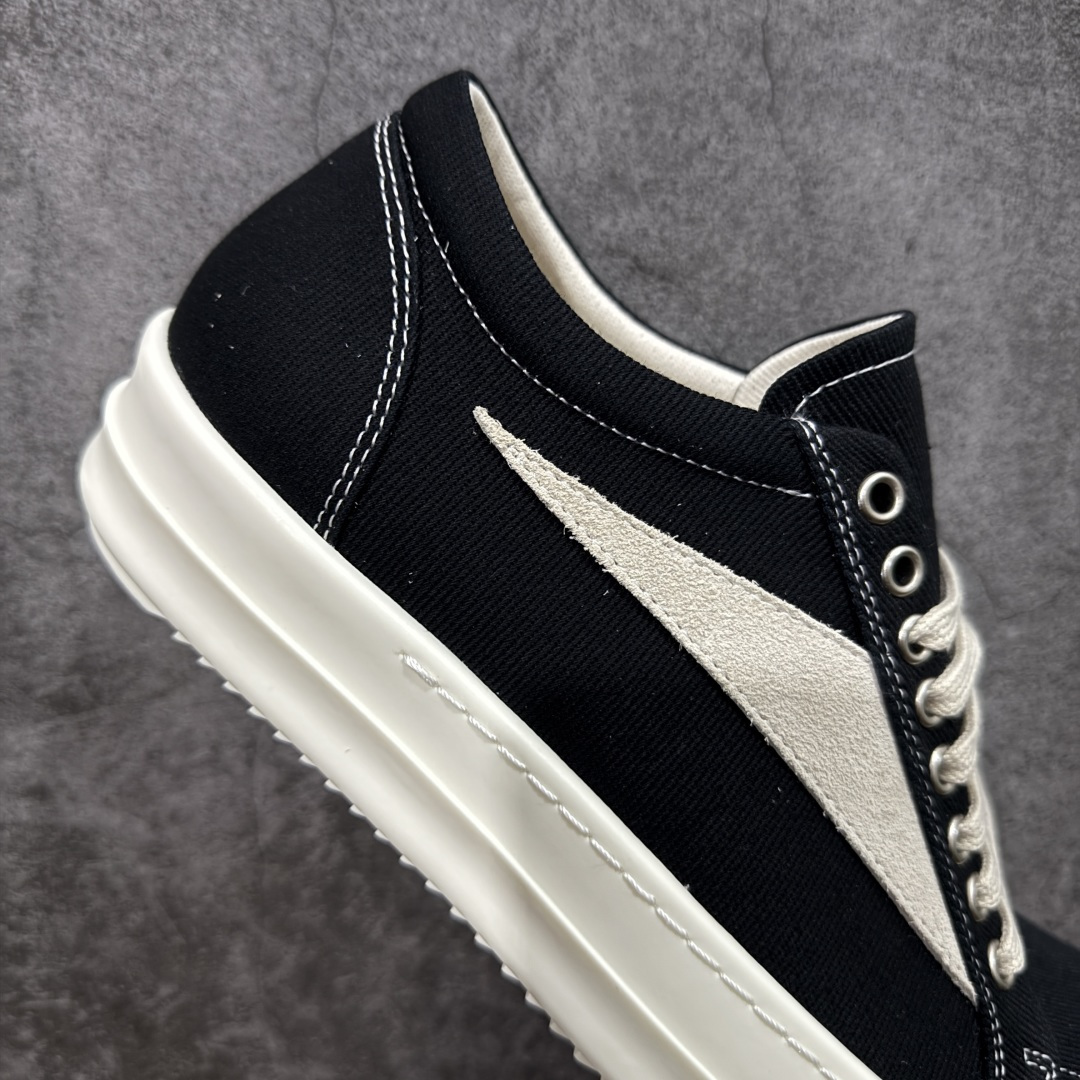 图片[7]-【莞产G版】帆布大匡威RO / Rick Owens DRKSHDW 瑞克·欧文斯 大匡威/低帮厚底/ 水洗牛仔帆布 低帮 西瓜头 【皮料】 东莞原厂进口全新2025年新材质““水洗牛仔斜纹帆布” 【鞋带】 鞋带采用水染定织法工艺，高密度之下，透出光泽感！ 【鞋头】软糯，轻轻按压有牛皮细细的纹理质感！ 【鞋底】TPU大底奶香味！硬度、肤感一比一！鞋底logo钢印清晰正确！ 【鞋垫】独家私人开模压印！牛皮贴面，双层复合！ 【尺码】 ：36 37 38 39 40 41 42 43 44 45 46！-选品中心