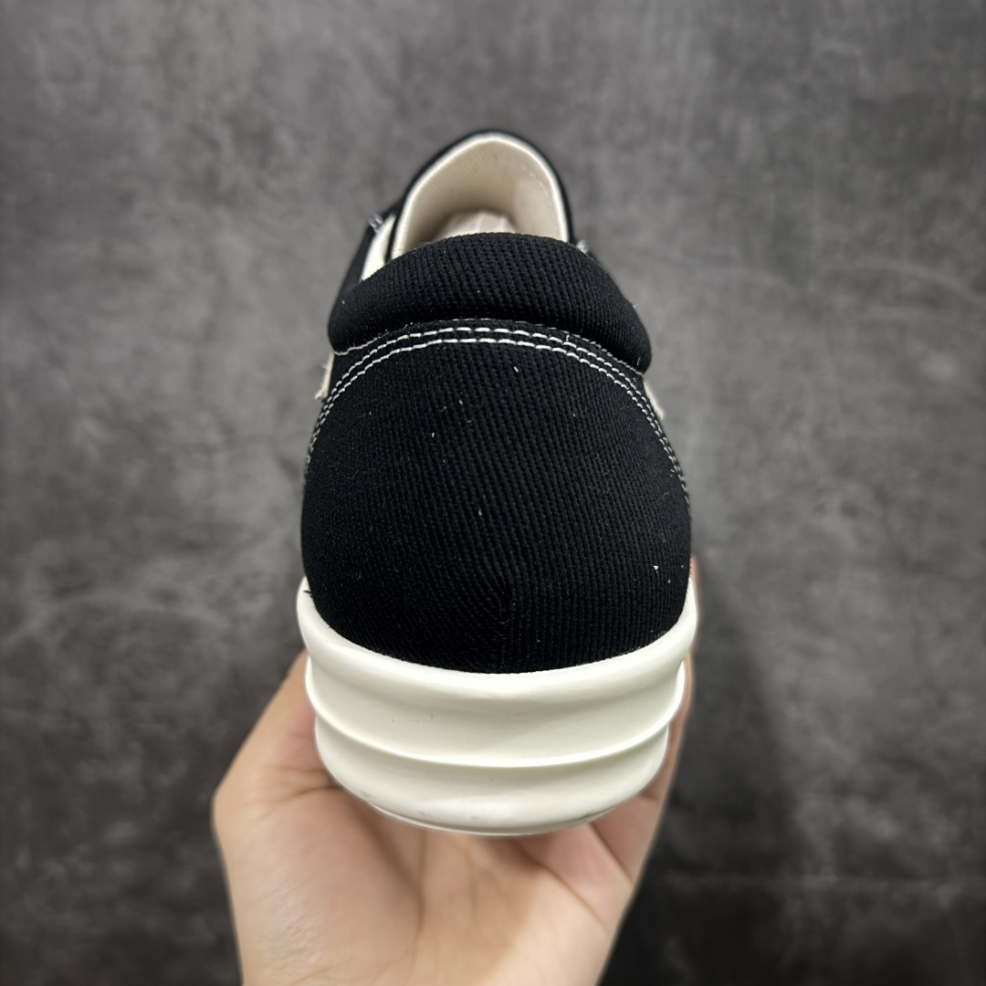 图片[4]-【莞产G版】帆布大匡威RO / Rick Owens DRKSHDW 瑞克·欧文斯 大匡威/低帮厚底/ 水洗牛仔帆布 低帮 西瓜头 【皮料】 东莞原厂进口全新2025年新材质““水洗牛仔斜纹帆布” 【鞋带】 鞋带采用水染定织法工艺，高密度之下，透出光泽感！ 【鞋头】软糯，轻轻按压有牛皮细细的纹理质感！ 【鞋底】TPU大底奶香味！硬度、肤感一比一！鞋底logo钢印清晰正确！ 【鞋垫】独家私人开模压印！牛皮贴面，双层复合！ 【尺码】 ：36 37 38 39 40 41 42 43 44 45 46！-选品中心