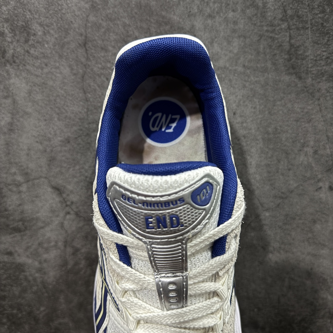 图片[8]-【纯原版】亚瑟士/ASICS Gel-Nimbus 10.1 x End 联名 10.1代系列轻量缓震休闲运动跑步鞋 #采用环保太空合成革配合透气网眼布鞋面材质 #中底3D可视GEL缓震胶效果 #升级EVA全新缓震中底部位科技组合耐磨橡胶外底片❗️ 尺码：36 37 37.5 38 39 39.5 40 40.5 41.5 42 42.5 43.5 44 45 编码： AMB260270-选品中心