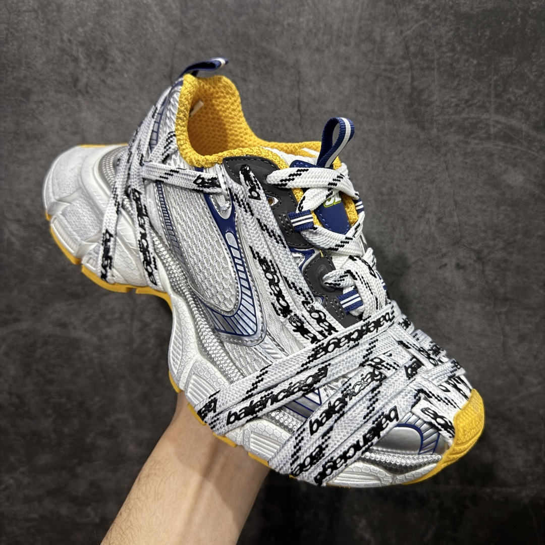 图片[3]-【纯原GO版本】Balenciaga 巴黎世家全新3XL极限绑带 全新十代潮流跑鞋 采用环保天空革与网眼织物鞋面材质 中底搭载轻量发泡EVA缓震中底 组合防滑橡胶大底 增加全新设计 在延续 Track Trainer 户外轮廓和复杂鞋面结构的同时 更具复古风格 尺码：35-46-选品中心