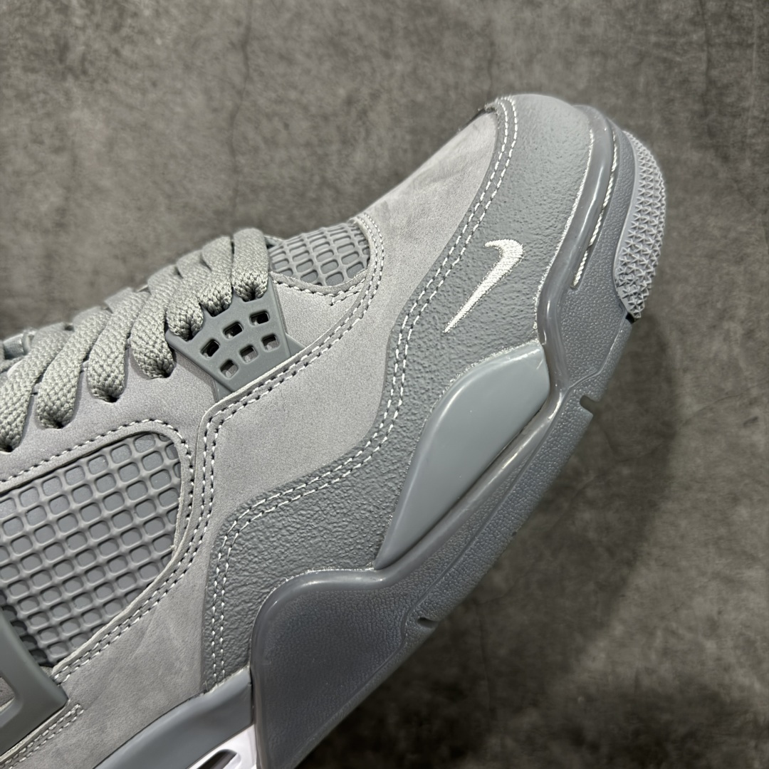 图片[6]-【kz纯原版】Air Jordan 4 Retro AJ4 乔4灰砖 HF4340-003 全新升级改良 顶级原厂麂皮绒感到位 原鞋原楦原纸板同源开发 完美呈现乔4的版型 内侧正确双色网格 还原细节 原厂皮料 正确气垫颜色 正确网格工艺 正确拉帮工艺 全鞋原装材料制作 原档案原模具打造 支持全方位与正品对比 尺码：36-48.5-选品中心