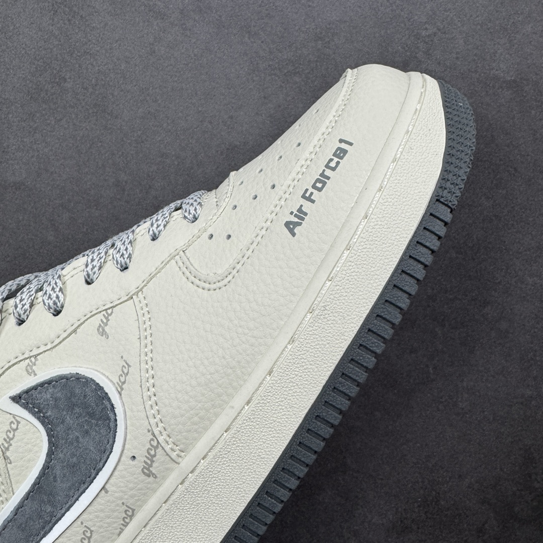 图片[5]-【定制版】NIke Air Force 1 \’07 Low “古驰联名-米灰猪八革”空军一号 低帮 运动鞋 休闲鞋 折边针车 工艺难度大 原楦头原纸板 原装鞋盒 定制五金配件 内置全掌气垫 原厂鞋底 货号：XL1982-330 尺码：36 36.5 37.5 38 38.5 39 40 40.5 41 42 42.5 43 44 44.5 45 编码：HXSB310320-选品中心