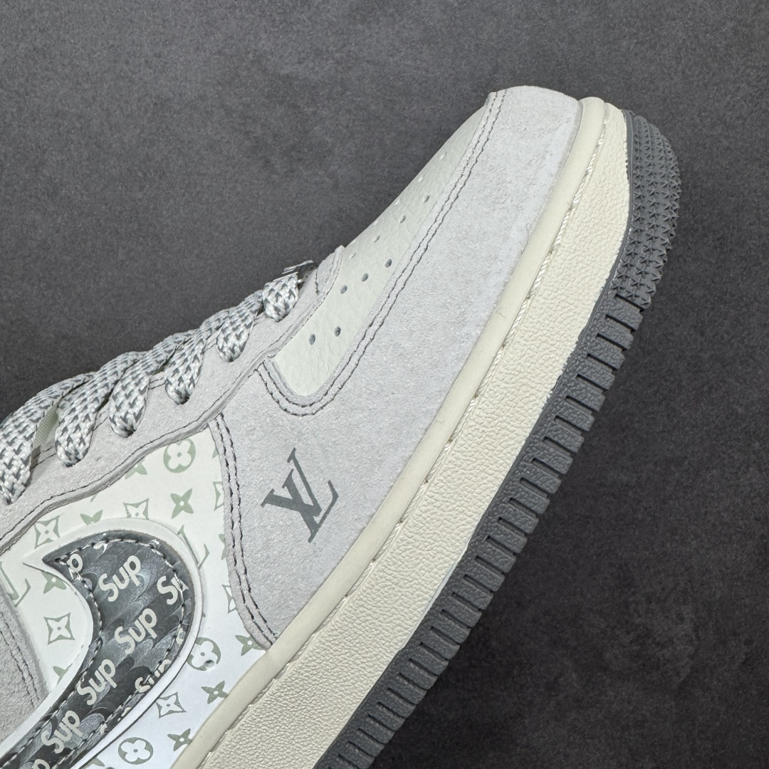 图片[5]-【定制版】Nike Air Force 1\’07 Low 联名款 浅灰色磨砂 空军一号低帮休闲板鞋 CX5050-Y48  #定制鞋盒 大厂纯原品质出货 超高清洁度 皮料切割干净无任何毛边 细节完美  尺码：36 36.5 37.5 38 38.5 39 40 40.5 41 42 42.5 43 44 44.5 45 编码：HXSA310320-选品中心