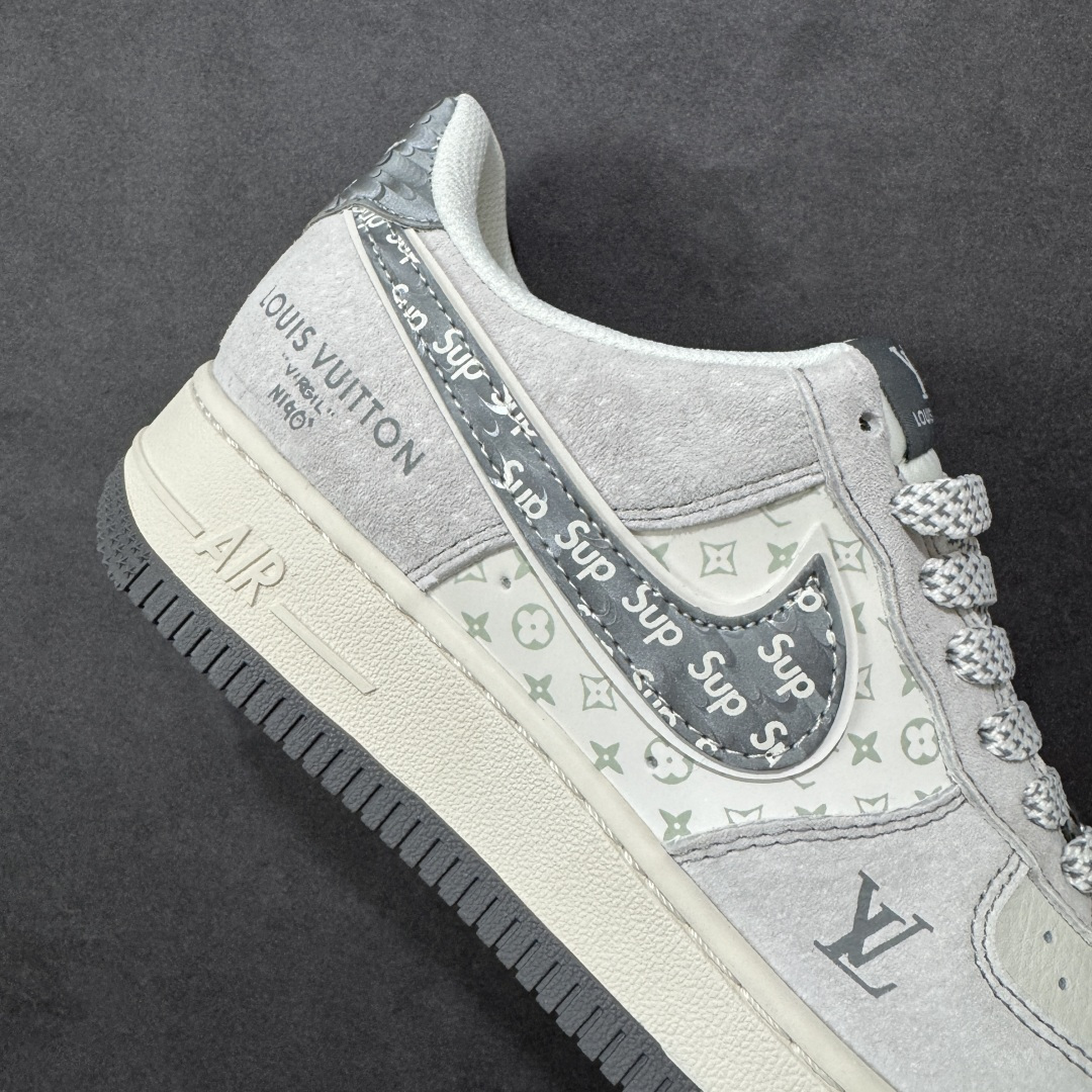图片[6]-【定制版】Nike Air Force 1\’07 Low 联名款 浅灰色磨砂 空军一号低帮休闲板鞋 CX5050-Y48  #定制鞋盒 大厂纯原品质出货 超高清洁度 皮料切割干净无任何毛边 细节完美  尺码：36 36.5 37.5 38 38.5 39 40 40.5 41 42 42.5 43 44 44.5 45 编码：HXSA310320-选品中心