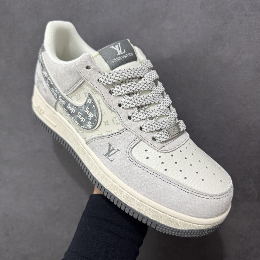 图片[3]-【定制版】Nike Air Force 1\’07 Low 联名款 浅灰色磨砂 空军一号低帮休闲板鞋 CX5050-Y48  #定制鞋盒 大厂纯原品质出货 超高清洁度 皮料切割干净无任何毛边 细节完美  尺码：36 36.5 37.5 38 38.5 39 40 40.5 41 42 42.5 43 44 44.5 45 编码：HXSA310320-选品中心