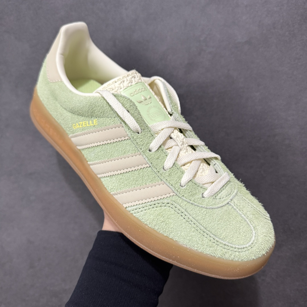 图片[3]-【GQ福利】Ad Originals Gazelle Indoor IE2948 三叶草复古休闲防滑耐磨低帮板鞋 #原厂原数据版型 皮料切割干净无任何毛边 鞋型细节完美 超高清洁度 尺码：35.5 36 36.5 37 38 38.5 39 40 40.5 41 42 42.5 43 44 44.5 45 编码：GQA160170-选品中心