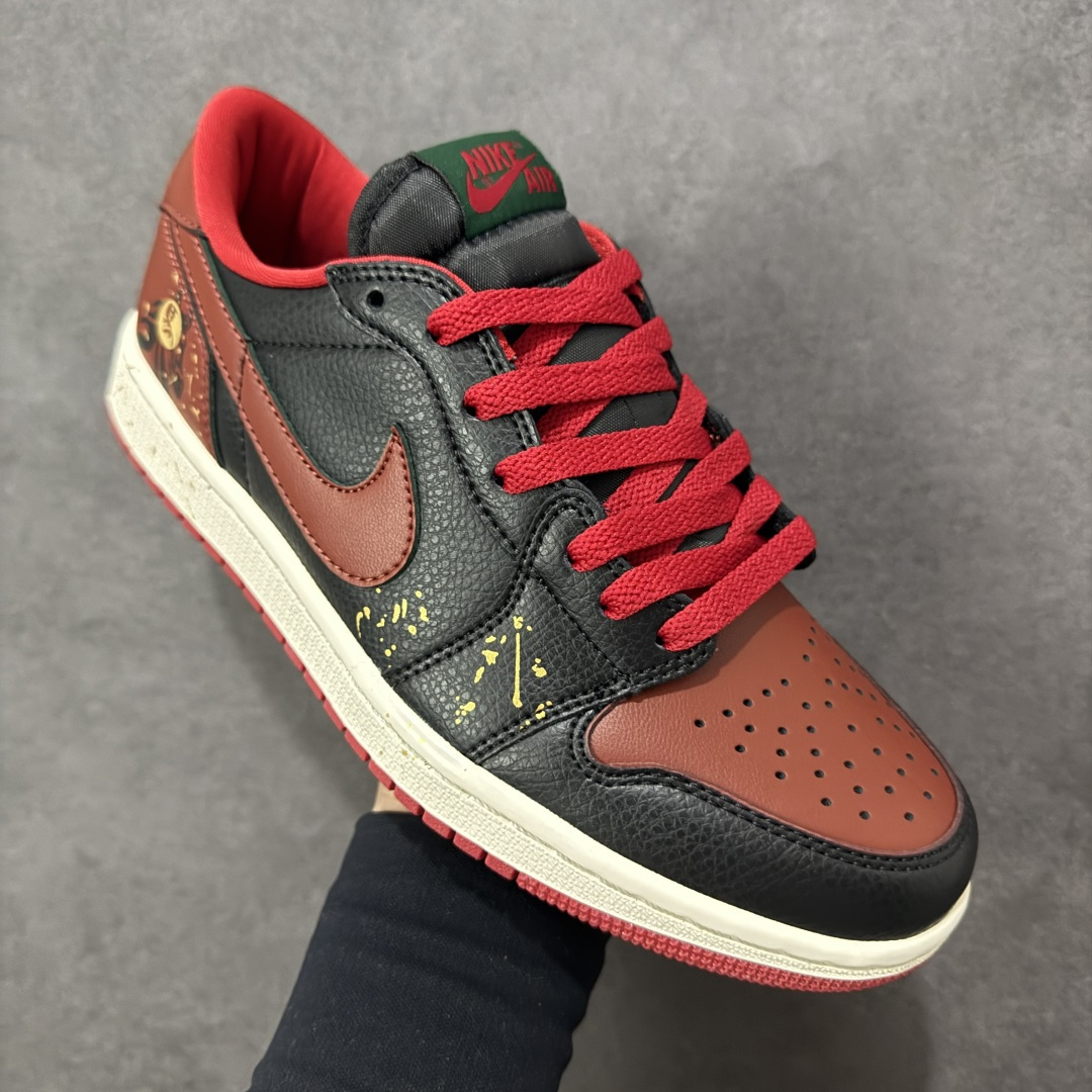 图片[3]-【K版纯原】Air Jordan 1 Low AJ1 乔1马年限定 低邦文化休闲板鞋 CZ0775-036 全新流水线出品 市场第二梯队最强版 全部原鞋开发 原楦原纸板开发 全鞋电脑针车 原厂内置全掌气垫 原盒内在原标 唯一Zp原版鞋带绑法 免检产品 全新2022版型 全头层皮料 完美零毛边处理 原厂配置全掌气垫 价格定位良心 新配色陆续出货 尺码：36-46-选品中心