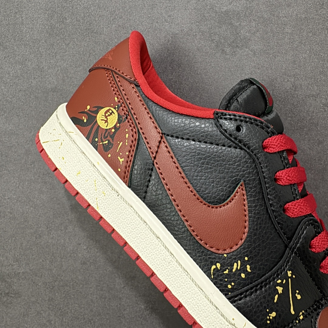 图片[6]-【K版纯原】Air Jordan 1 Low AJ1 乔1马年限定 低邦文化休闲板鞋 CZ0775-036 全新流水线出品 市场第二梯队最强版 全部原鞋开发 原楦原纸板开发 全鞋电脑针车 原厂内置全掌气垫 原盒内在原标 唯一Zp原版鞋带绑法 免检产品 全新2022版型 全头层皮料 完美零毛边处理 原厂配置全掌气垫 价格定位良心 新配色陆续出货 尺码：36-46-选品中心
