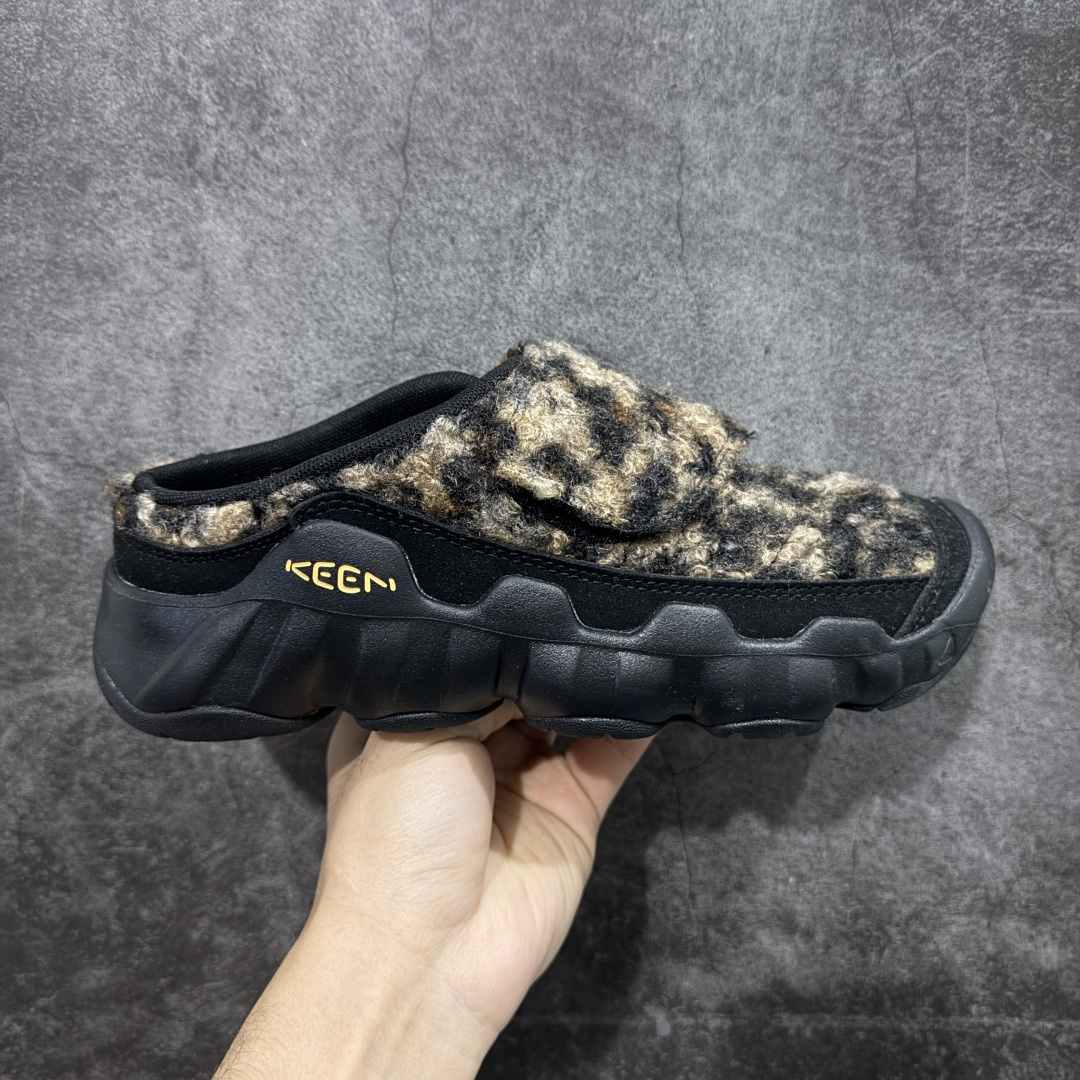 【GX版本】Keen 科恩 Howser III Slide 科恩秋冬毛毛休闲生活鞋 半拖鞋 货号 1031074 尺码：35-45-选品中心