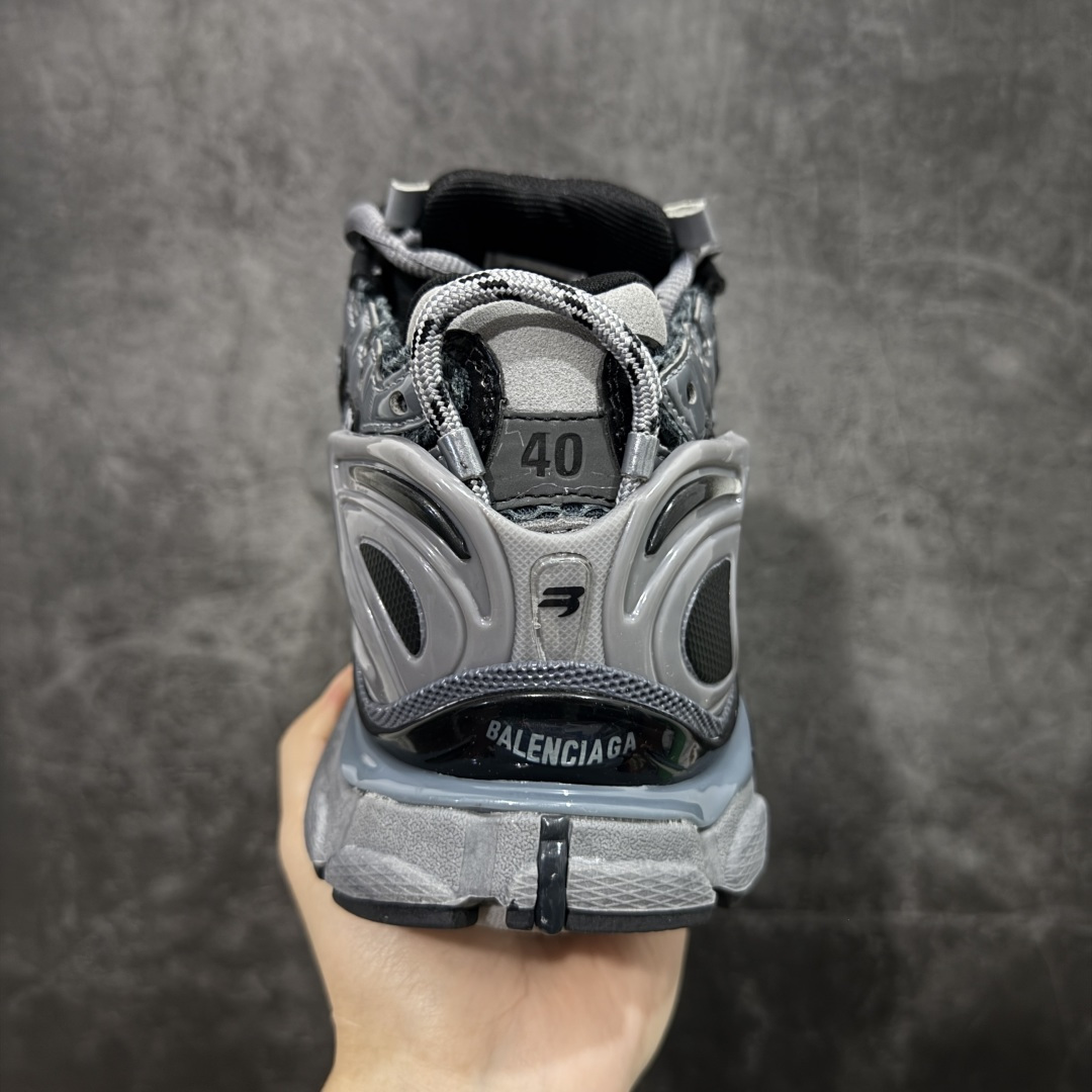 图片[4]-【纯原G5版本】Balenciaga Runner 巴黎世家7代 破坏风 手工做旧款复古老爹鞋 全新外贸版本 完美品质 超高性价比 拒绝高价杀猪 该款是通过溢胶 做旧 缝线等细节 展示了设计师 Demna的运动鞋风格 传递复古感 后侧板 翘起的鞋头 展示了 Demna 在结构上的未来构想 尺码：36 37 38 39 40 41 42 43 44 45 46-选品中心
